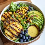 Creamy Citrus Dressing + Grilled Pineapple Salad