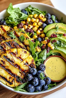 Creamy Citrus Dressing + Grilled Pineapple Salad