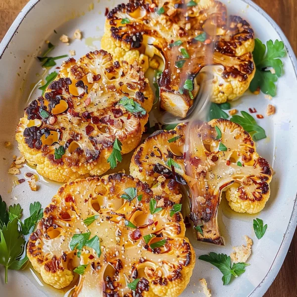 Crispy Baked Cauliflower Steaks