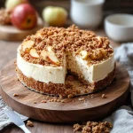 Delicious Apple Crumble Cheesecake for Cozy Fall Evenings