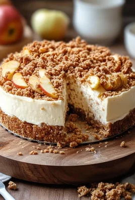 Delicious Apple Crumble Cheesecake for Cozy Fall Evenings
