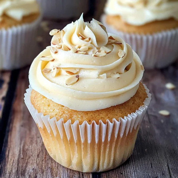 Easy Almond Cupcakes (With Almond Buttercream)