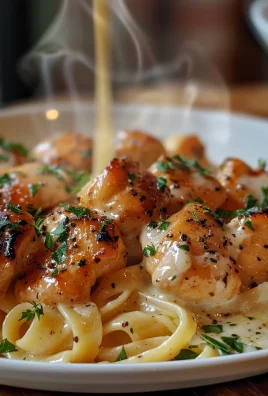 Garlic Butter Chicken Bites with Creamy Parmesan Pasta: An Incredible 7-Step Recipe