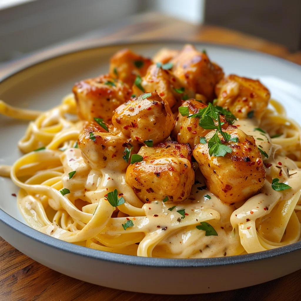 Garlic Butter Chicken Bites with Creamy Parmesan Pasta: An Incredible 7-Step Recipe image 3