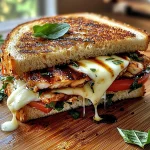 Grilled Balsamic Vinaigrette Sandwich Melt: A Flavorful Delight