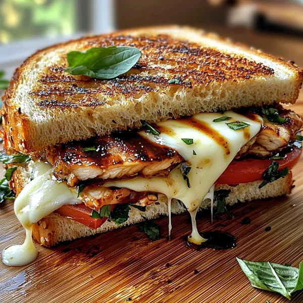 Grilled Balsamic Vinaigrette Sandwich Melt: A Flavorful Delight
