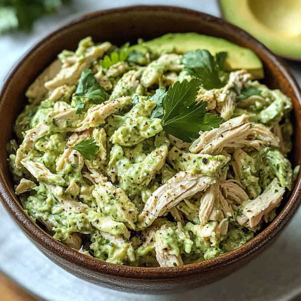 Healthy Green Goddess Chicken Salad (High-Protein)
