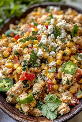 Healthy Street Corn-Inspired Chicken Salad