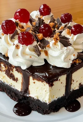 Hot Fudge Sundae Brownie Cheesecake