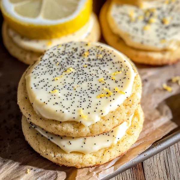 Lemon Poppy Seed Cheesecake Cookies