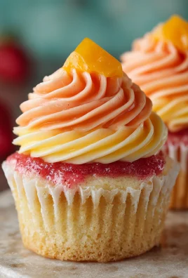 Mango Strawberry Sunset Cupcakes: A Delightful Recipe!