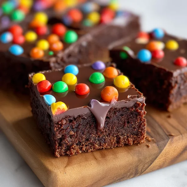 No-Bake Vegan Cosmic Brownies