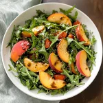 Peach Arugula Salad