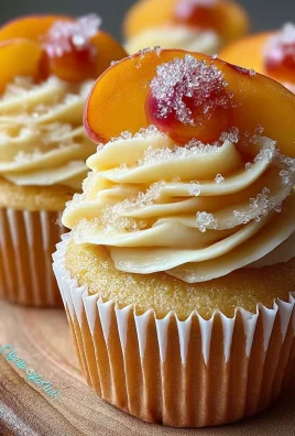 Peach Bellini Cupcakes