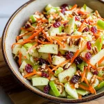 Refreshing Apple Cranberry Carrot Salad