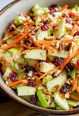 Refreshing Apple Cranberry Carrot Salad