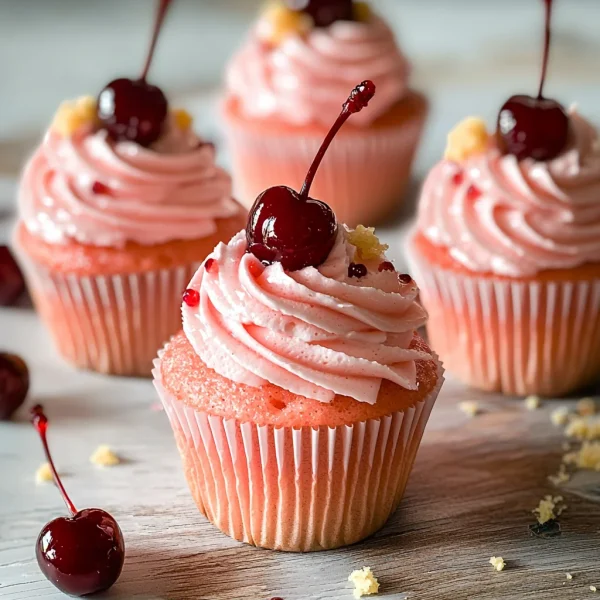 Shirley Temple Cupcakes