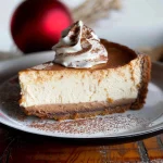 Spiced Chai Cheesecake + Gingersnap Crust