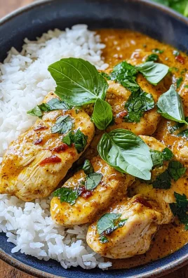 Spiced Coconut Basil Chicken with Rice: A Flavorful Delight
