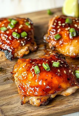 Sticky Sweet Chili Chicken Thighs in Air Fryer