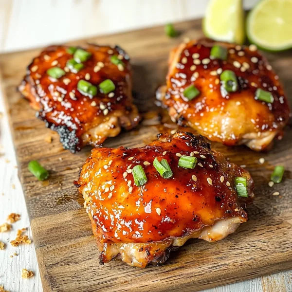 Sticky Sweet Chili Chicken Thighs in Air Fryer