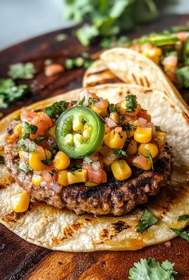 Street Corn Smash Burger Tacos