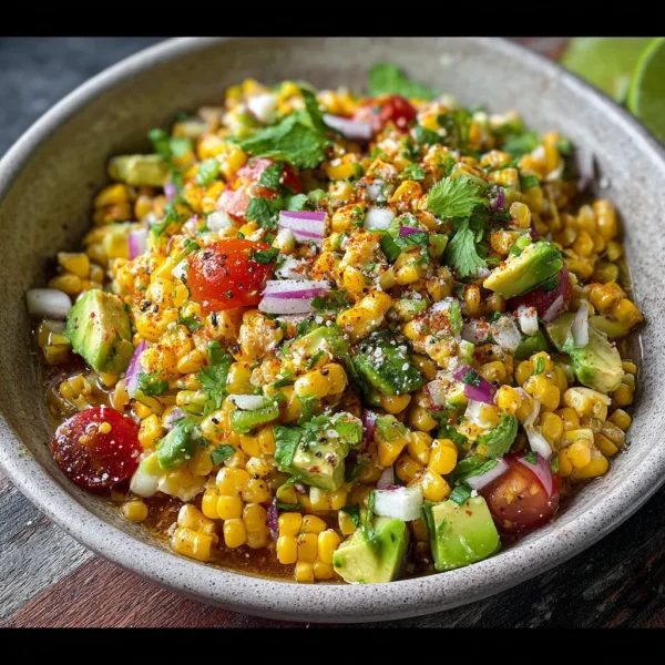 Summer Corn Salad with Avocado