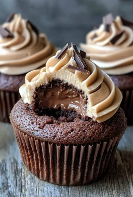 Swirled Chocolate Cupcakes with Creamy Chocolate Filling