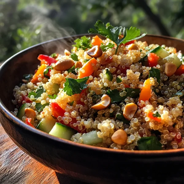 Thai Quinoa Crunch Salad: A Refreshing Healthy Delight!