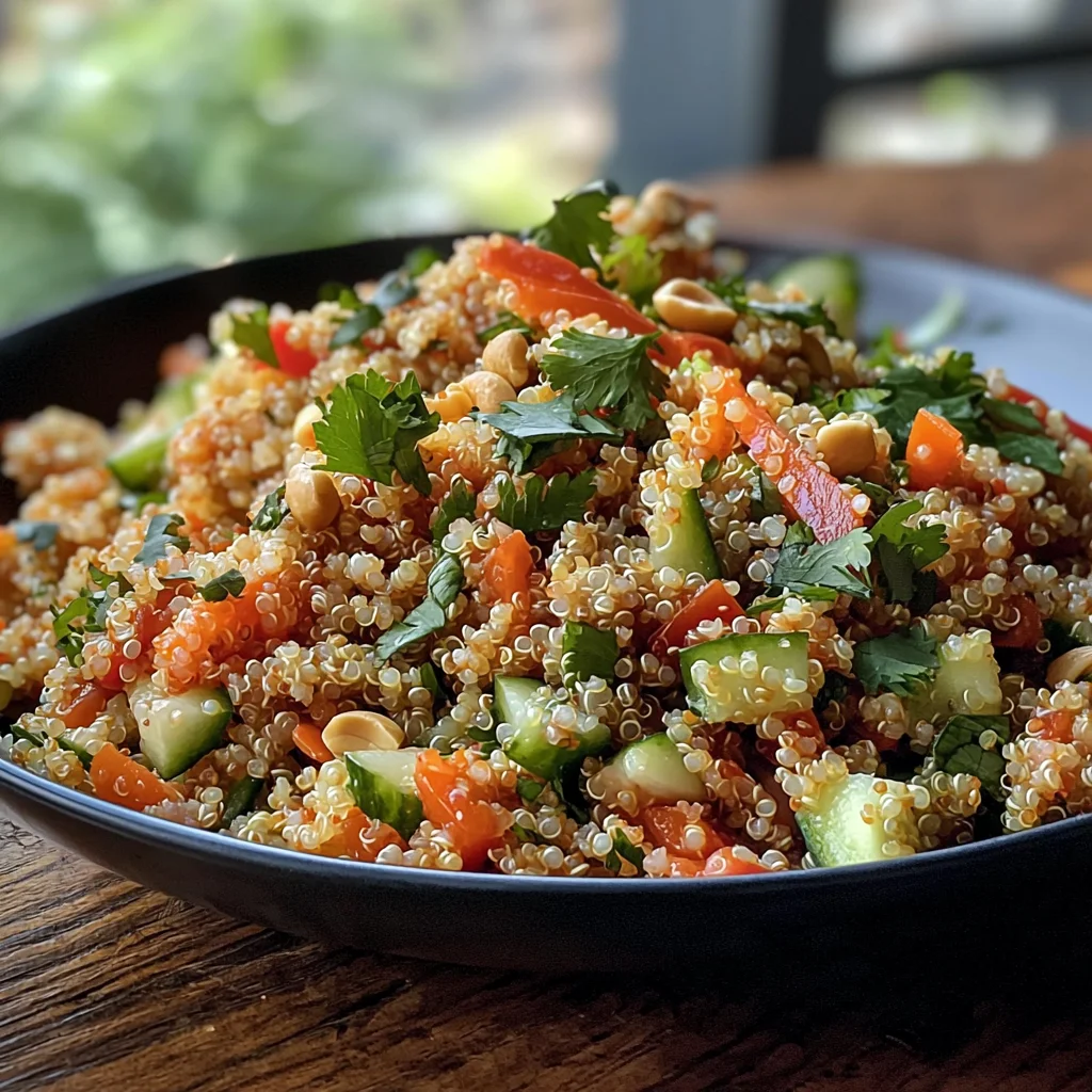 Thai Quinoa Crunch Salad: A Refreshing Healthy Delight! image 2
