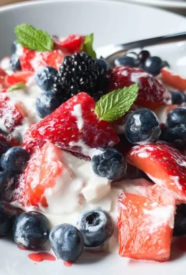 Triple Berry Cheesecake Fruit Salad