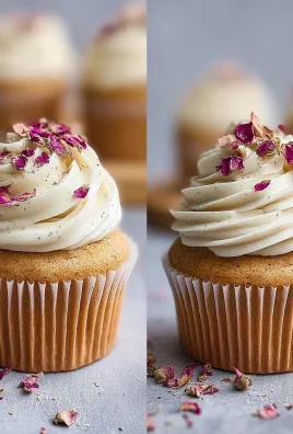 Vegan Cardamom Rose Cupcakes
