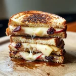 Apple and Cranberry Grilled Cheese