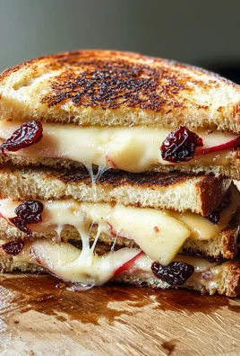 Apple and Cranberry Grilled Cheese
