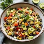Chili-Lime Quinoa Black Bean Salad with Corn