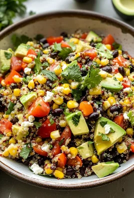Chili-Lime Quinoa Black Bean Salad with Corn