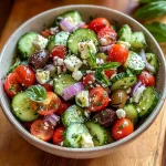 Mediterranean Tomato and Cucumber Salad