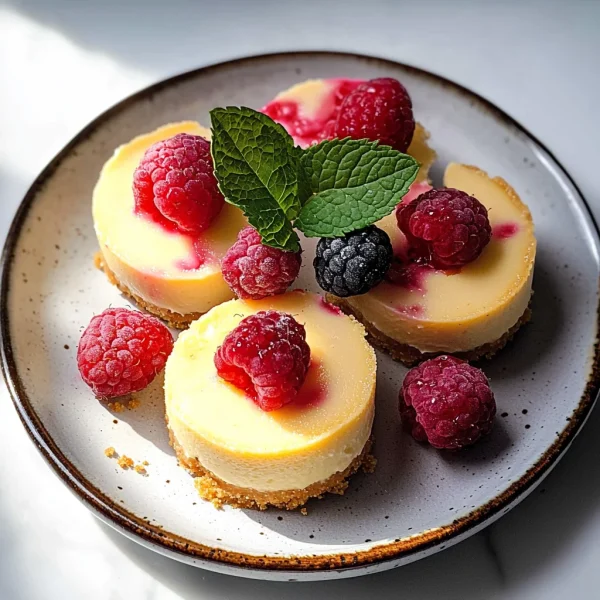 Mini Protein Cheesecakes